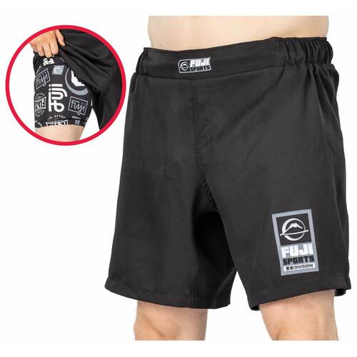 Fuji Ultimate Grappling Shorts Black